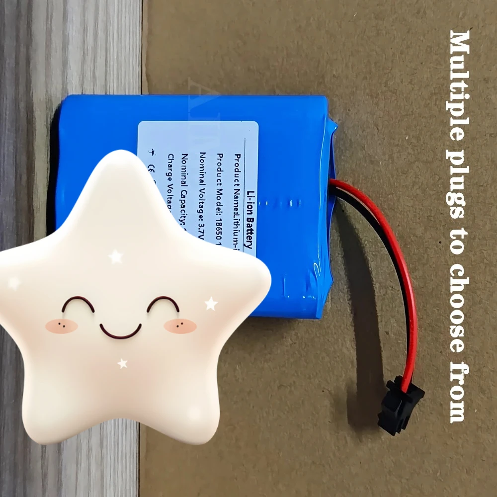 

1S3P Battery Pack Lithium-ion Toy Beauty Salon Rechargeable Battery Pack SM or XH2.54 Plug，New 18650 3.7V 10000mAh