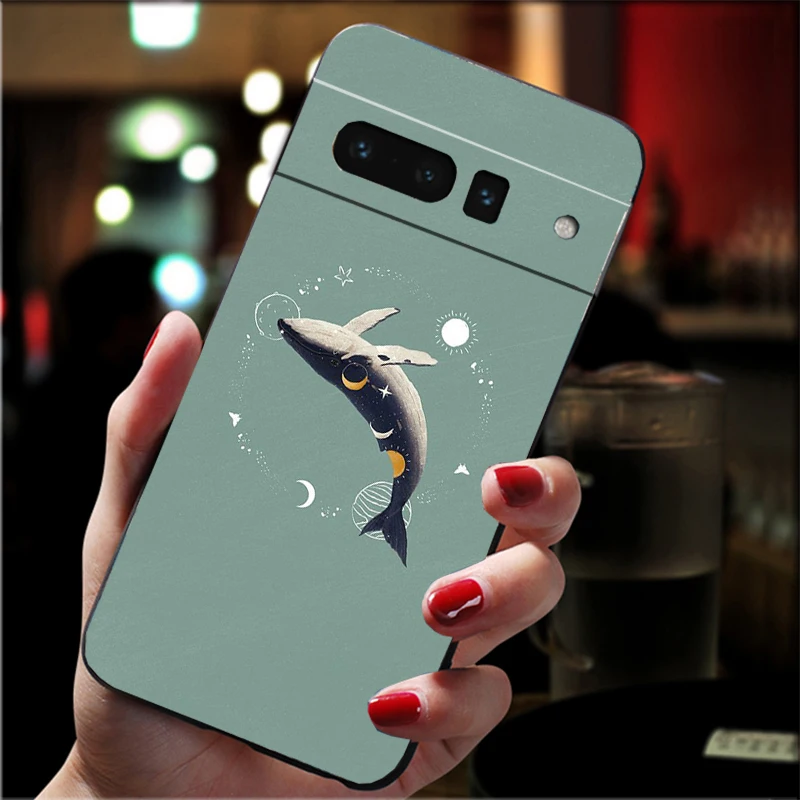 

Animal Whale Phone Case For Google Pixel 10 9 Pro XL 9A 8 7 6 Pro Pixel 8A 7A 6A Pixel 8 7 6 5