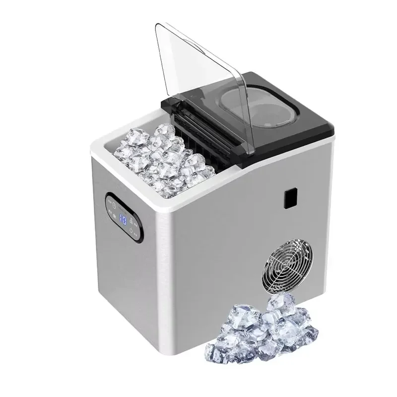 Portable Hot Ice Cube Maker Countertop Mini Electric Maker Home Automatic Self-Cleaning