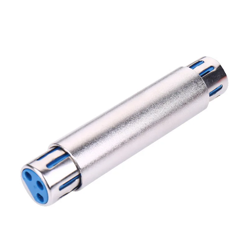 Gold Plated XLR 3Pin Female to Female Plug Adapter 3 Core Compatible with Microphone Mixing Console Canon Microphone Audio Cable