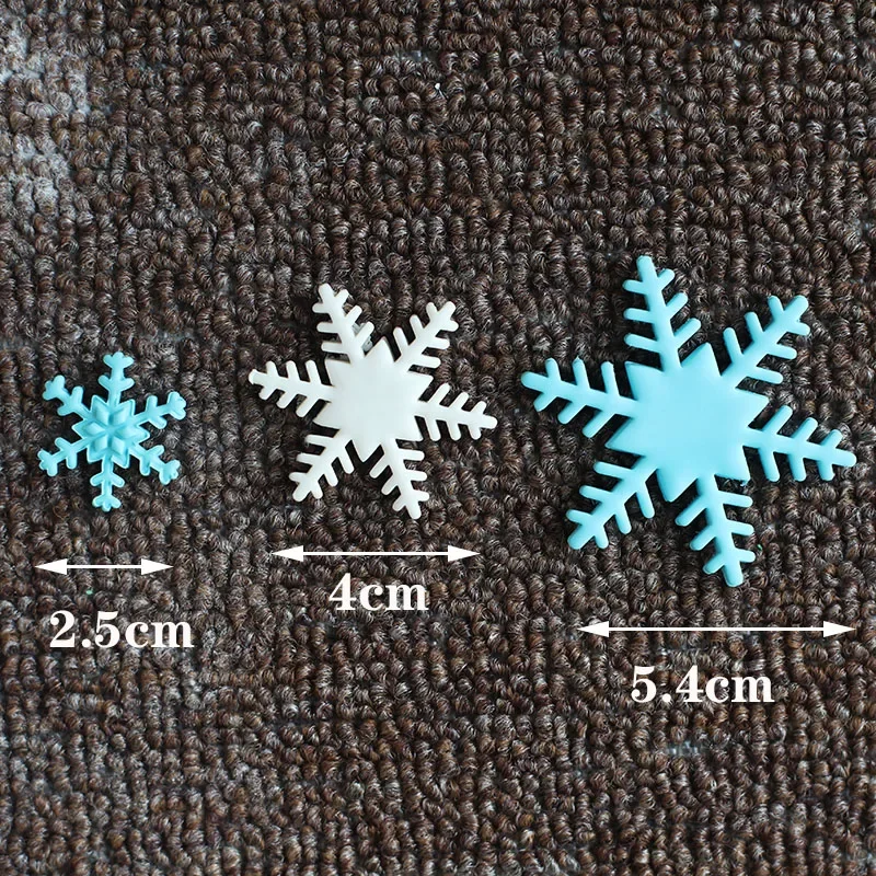 3Pcs/Set Snowflake Fondant Cake Decorating Plunger Sugarcraft Cutter Mold Tools Christmas Cake Decorating Tools