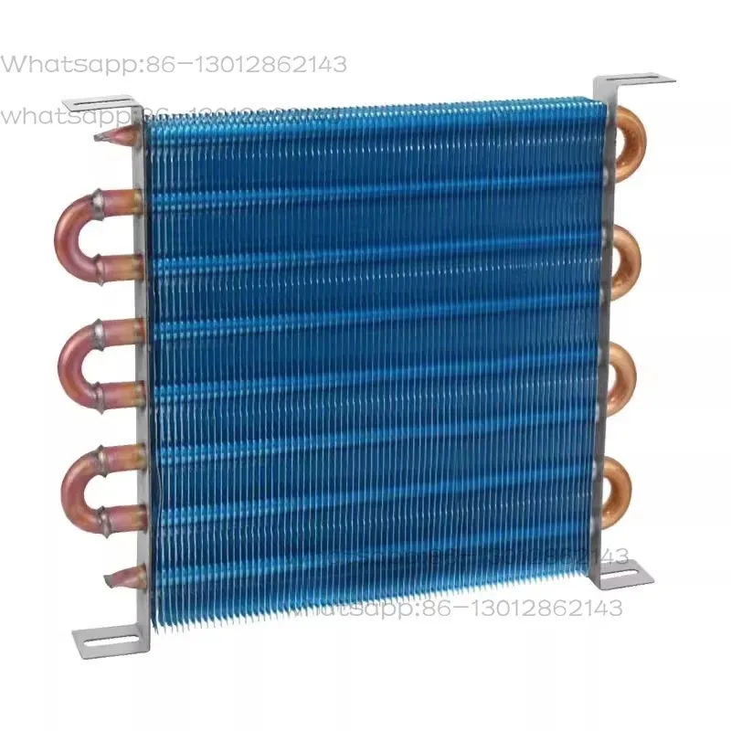 Mini condenser small industrial refrigerator freezer cooling water-cooled copper tube coil radiator