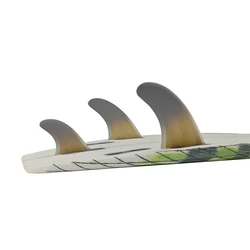 UPSURF FCS II MARK RICHARDS TWIN + STABILISER FINS Gradient Bamboo Surfboard Fins Thruster Tri Fins Set Quillas Surf Fin