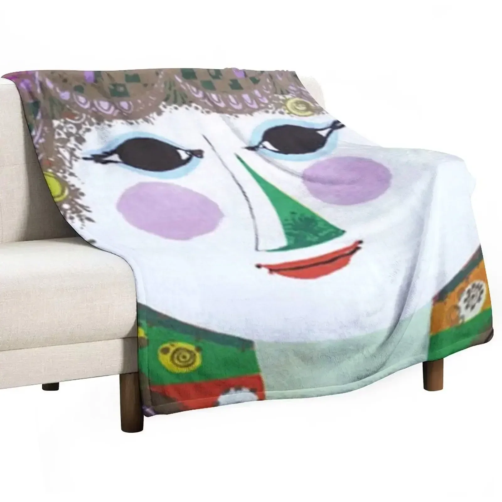 1973 Bj?rn Wiinblad Exhibition Throw Blanket Hairys Thin Sleeping Bag Soft Big Kid'S Blankets