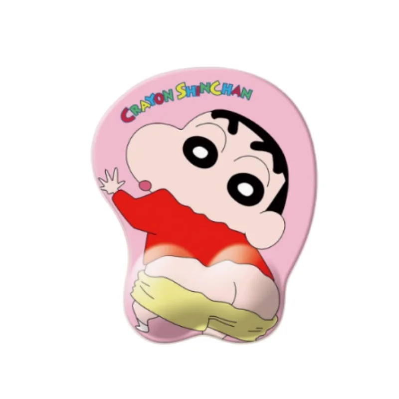 Crayon Shin-chan cute cartoon comfortable creative anime high value anti-slip soft thickened wear-resistant mouse wrist pad view 3