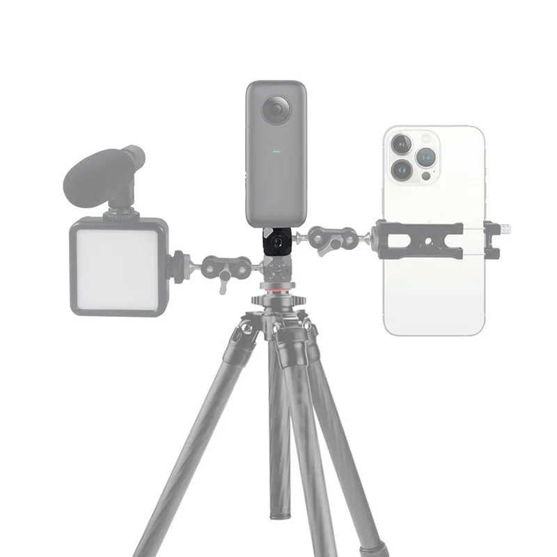 Magic Cubic Mount Tripod Screw Hole Adapter for Magic Arm Flash Vlog Video Fill Light Microphone Extension Mount Head view 6