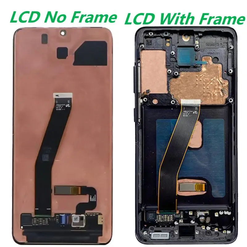 Original 6.2  For Samsung Galaxy S20 LCD Display With Frame SM-G980 G980F G980F/DS Display Touch Screen Digitizer Repair Parts