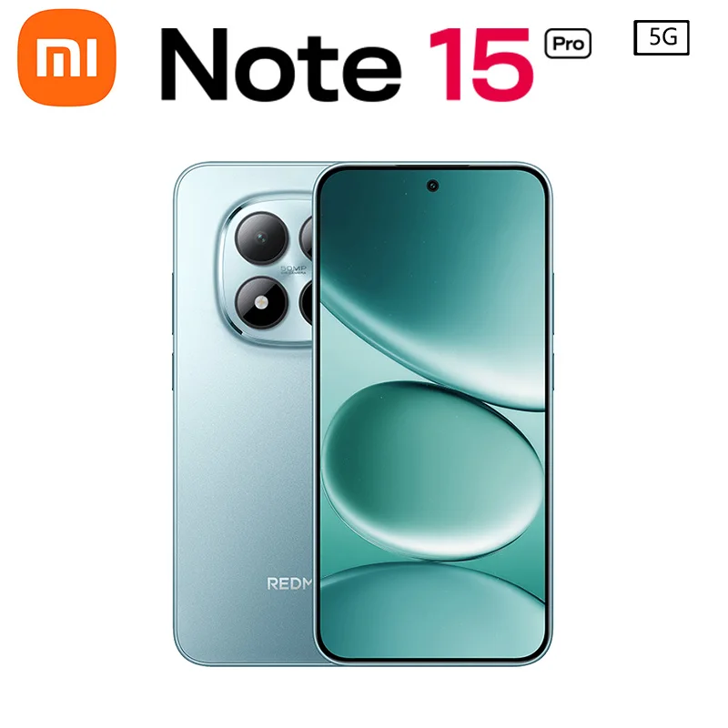 Brand new Original Redmi Note 15 Pro 5G Dimensity 7400-Ultra 50MP Camera OIS 6.83" 1.5K 120HZ Display 7000mAh Battery 45W  NFC