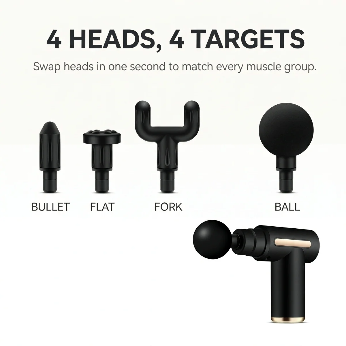 Portable Electric Vibrating Fascia Gun Multifunctional Muscle Massager For Deep Muscle Relaxation Sports Recovery Gym Workout gallery 3