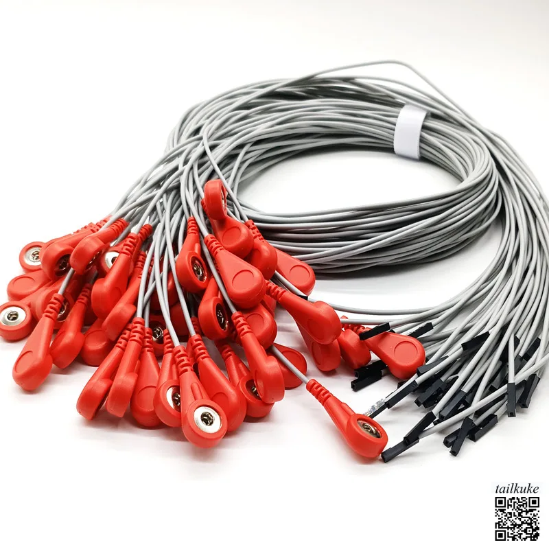 Medical Equipment Monitor Leads with Dynamic Shielding ECG/EEG Acquisition Line EEG DuPont Headband