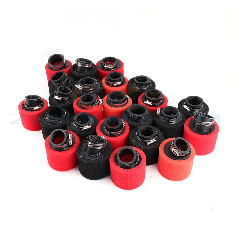 35mm 38mm 42mm 45mm 48mm Straight and Curved Motorcycle Modification Accessories Sponge Air Filter GY6 ATV High Flow Air Filter