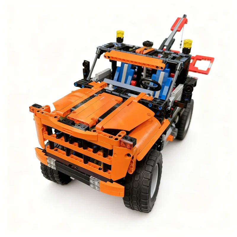 1546pcs MOC Technical Offroad Tow Truck Alternate Model Building Blocks Construction DIY Toy Christmas Gifts Idea Education