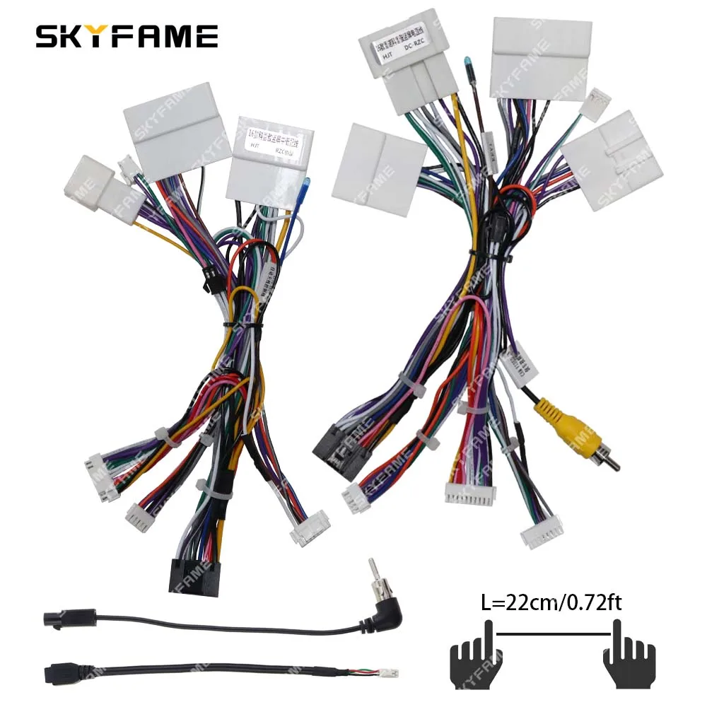 SKYFAME Car Wiring Harness Adapter Canbus Box Decoder Android Radio Power Cable For Renault Megane 4 Koleos Talisman Clio 5 SM6 view 3