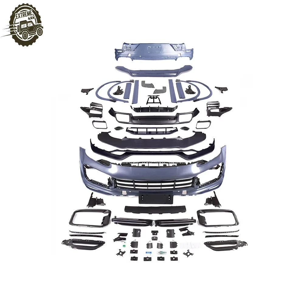 

For Turbo Bumper & Techart Kit Bodykit Facelift TKT for 2018-UP Cayenne Coupe 9Y0.1 E3.1 9YA .1 Front Lip Rear Diffuser Bumper