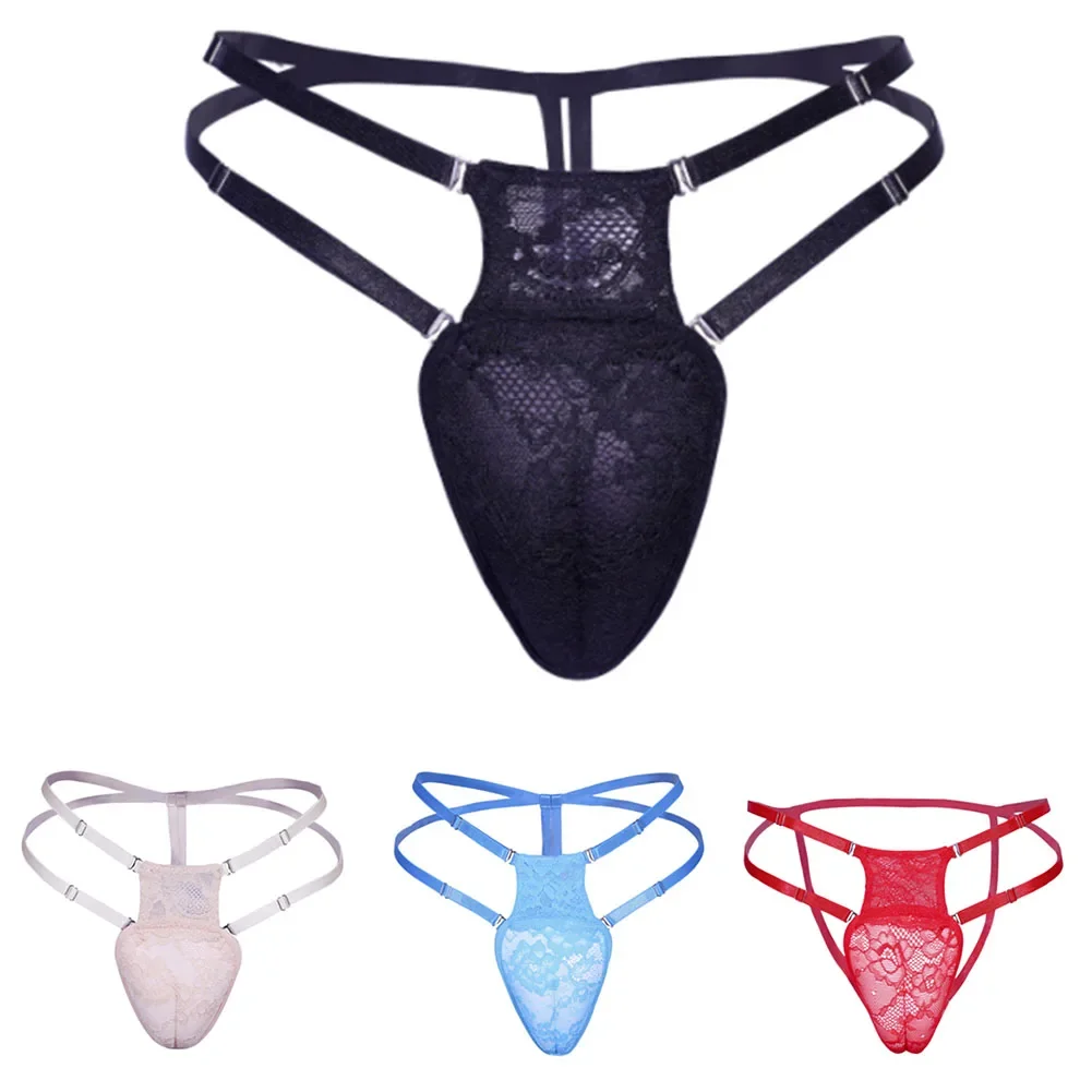 عرض ساخن لعام 2022 ملابس داخلية مثيرة للرجال باللون الأسود والأحمر ملابس داخلية ناعمة جديدة على شكل حرف T من الخلف ملابس داخلية مجوفة للأرداف