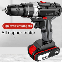 16.8V cordless impact drill 650W high-power electric drill lithium battery dual speed 150 torque electric screwdriver power tool