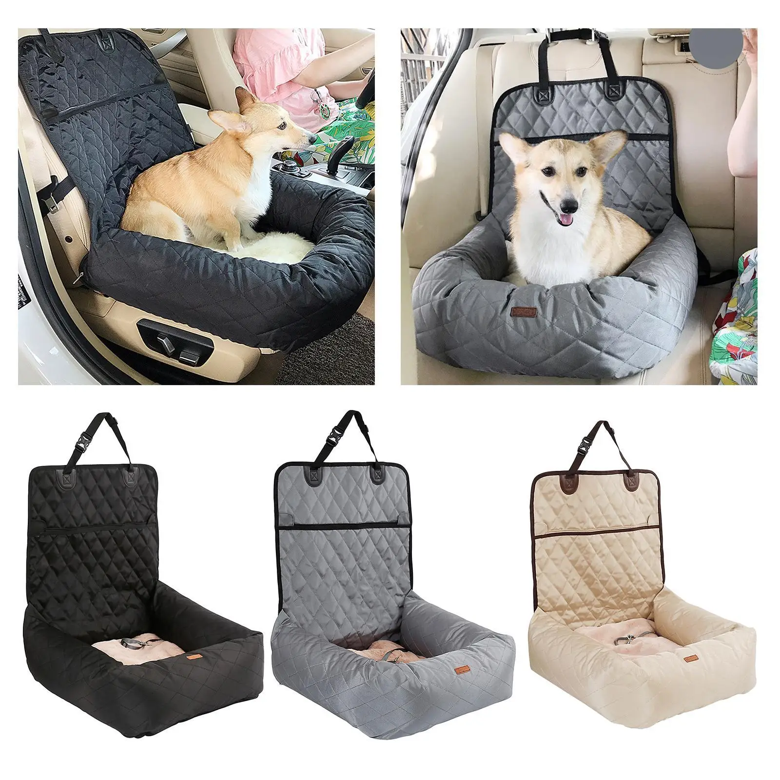 

Soft booster Seat Removeable Inlay Travel Carrier for dogs and cats