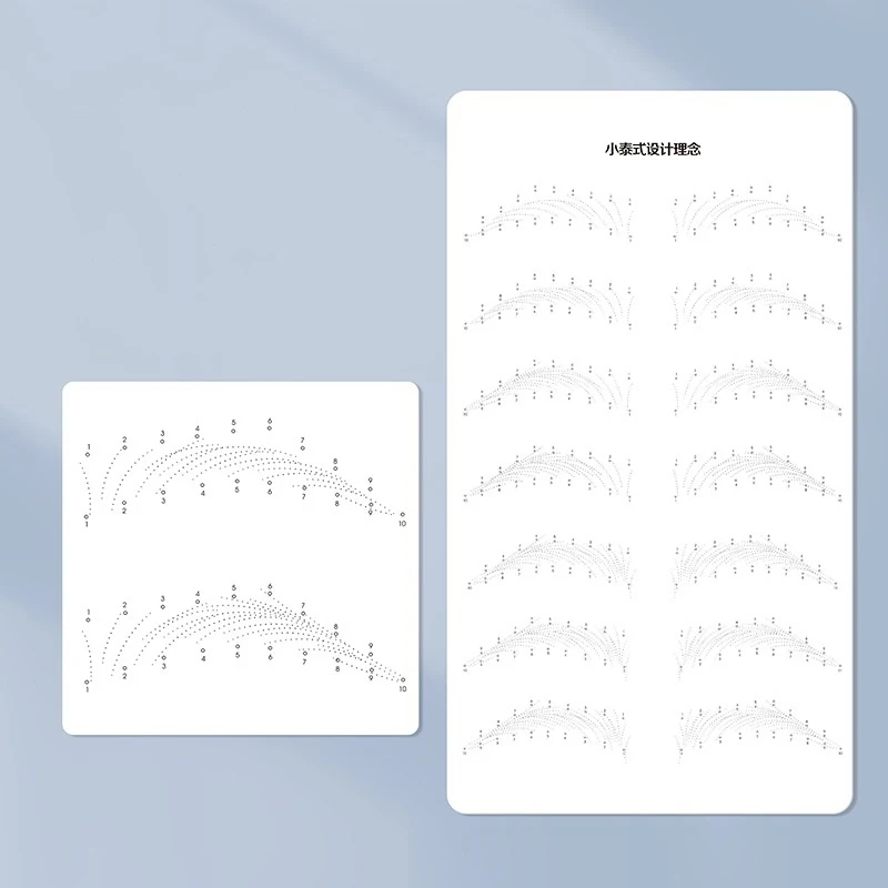 

1pc Semi-permanent Wild Line Eyebrow Tattoo Practice Skin Beginner Embroidery Silicone Simulated Brows Training Skin Tattoo Tool
