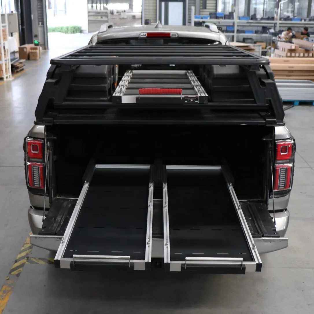 Pickup Bed Slide Tray Single Pull-out Loading Plate For Hilux Ranger Raptor