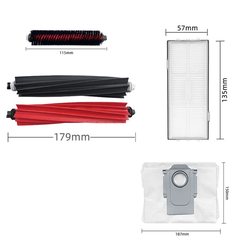 Stable-Accessories Kit As Shown Home Appliance Accessories For Roborock S8/S8+/S8 Pro/G20 Robot Vacuum Cleaner