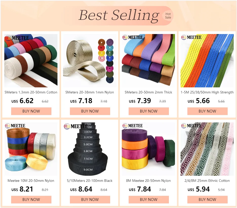 2-10M 10-50mm Polyester Baumwolle Gurtband Für Tasche Strap Kleidungsstück Gürtel Leinwand Band Band schrägbindung DIY Nähen Zubehör – Detail 1