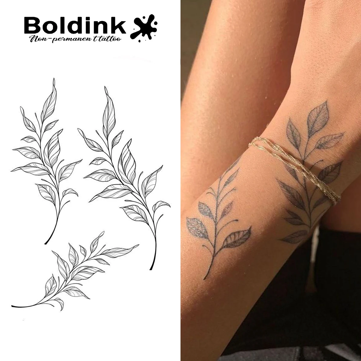 

Boldink realistic vein temporary tattoo stickers | 15 days waterproof | Music Festival wear password