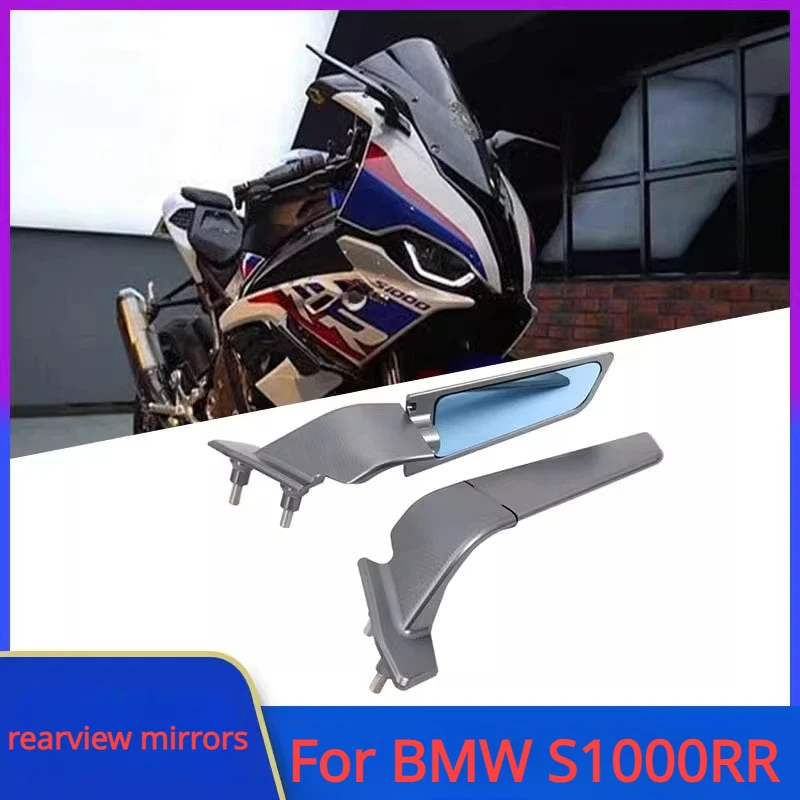 

For BMW S1000RR Accessories 2019 2020 2021 Motorcycle Adjustable Mirrors 360° S1000RR Side Mirrors Stabilizer Wing Mirrors