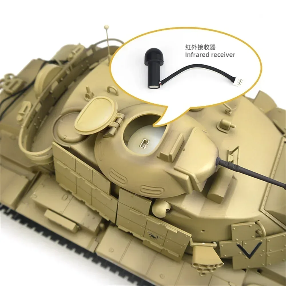 1:16 RC 탱크 Us M60a1 Barton 메인 배틀 탱크, 2.4ghz 리모컨 시뮬레이션 배틀 탱크, 전기 장난감 선물, 신제품