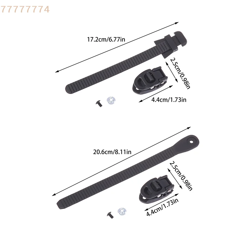 1/2 Sets Speed Ratchet Skates Straps with Fixing Buckle And Screws Ankle Belt Tape for Roller Skates Adjustable Fixed Band