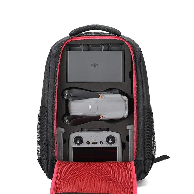 Nylon Waterproof Backpack for Air 3 DJI RC 2 RC-N2 Remote Control Battery Charger Spare Parts Portable Case Drone Accessories