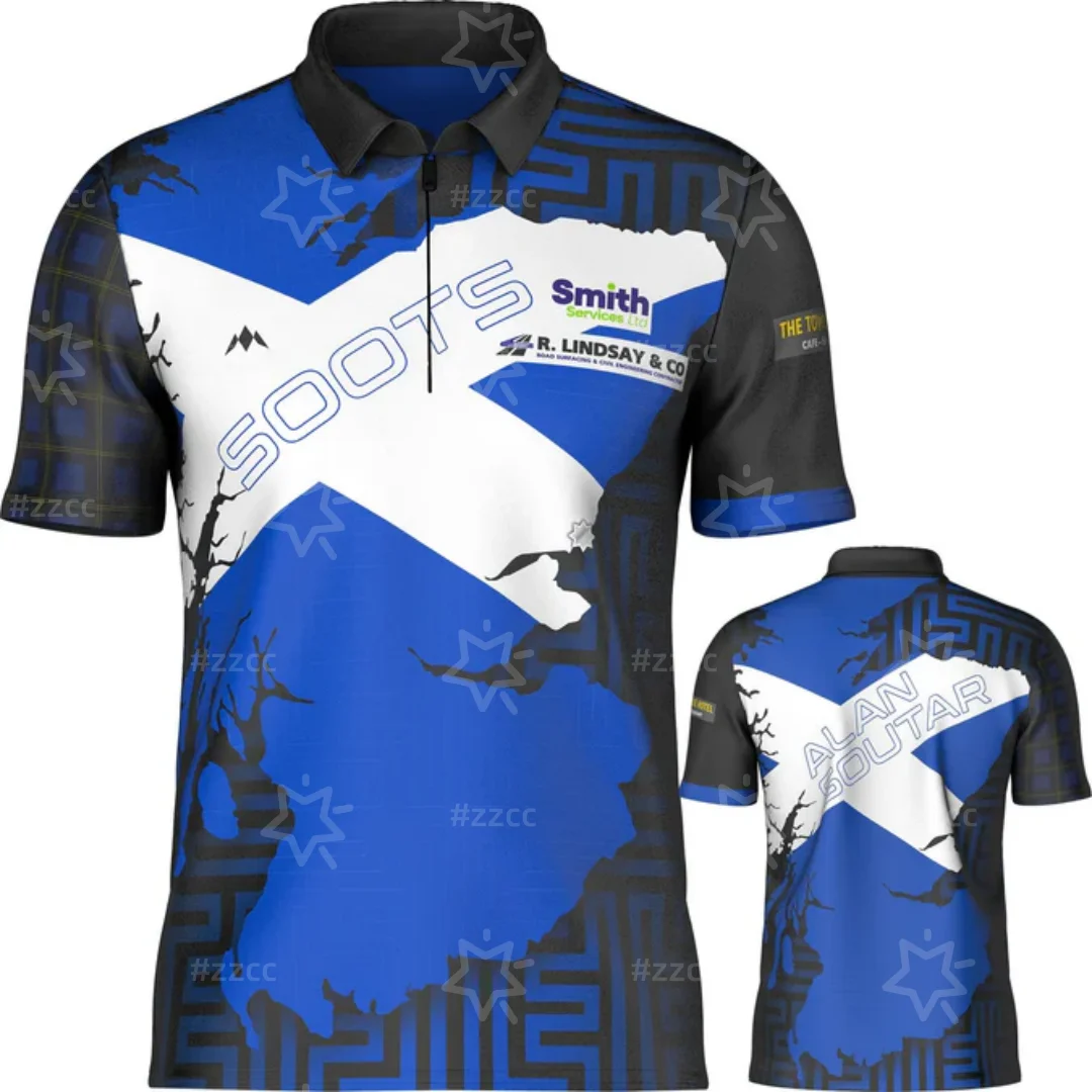 

Футболка Alan Soutar - Soots - Tartan Dart, подарок для любителей дартса, быстросохнущая спортивная футболка для мужчин, детская одежда, футболка для женщин