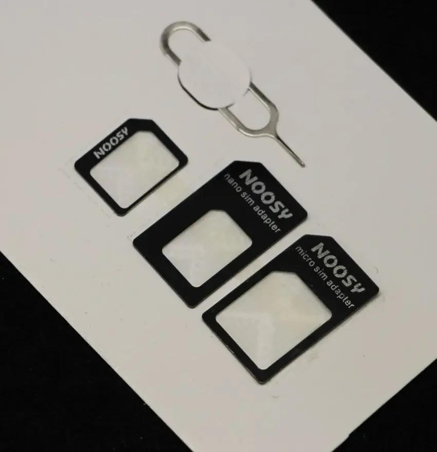 500pcs 4 in 1 Nano Sim Card Adapters Standard Micro SIM Card Tools Adapter for iPhone X 11 7 8 Samsung Xiaomi Redmi Mobile Phone