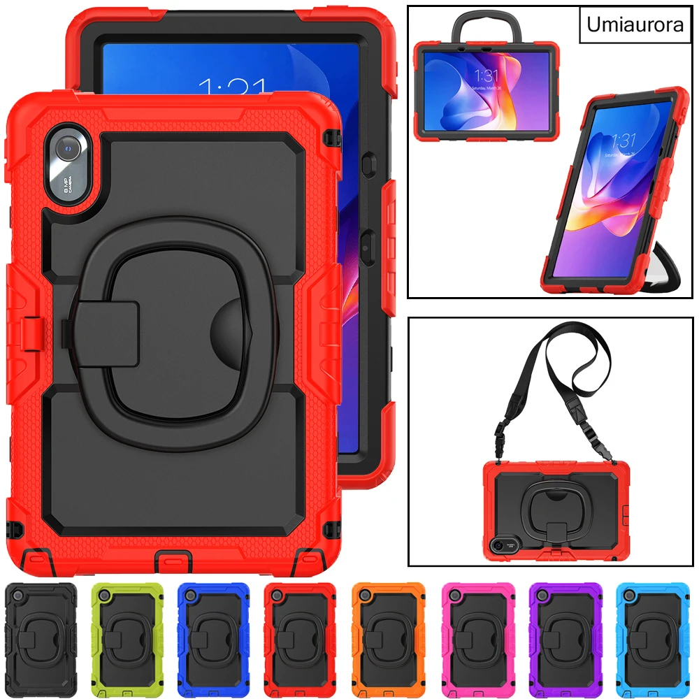 

For Lenovo Idea Tab 11" Xiaoxin Pad 11 inch 2025 M11 TB330FU TB335FC TB336FU Pull Ring Stand Shockproof Tablet Case Rugged Funda