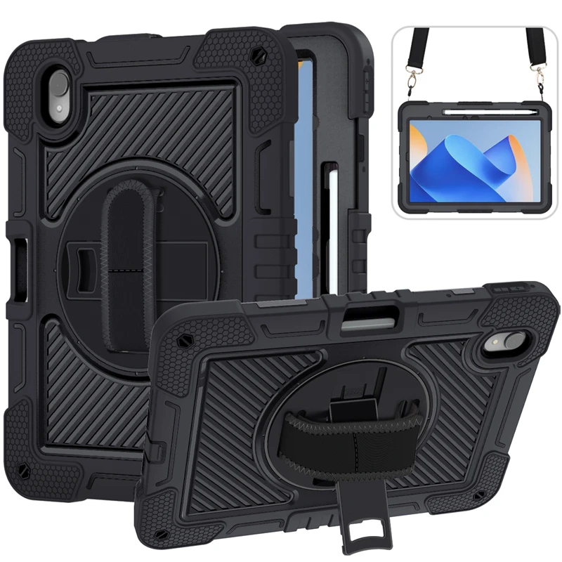 

Shockproof Case For Huawei Matepad 11 inch 2023 Tablet Build-in Stand Holder Cover Rugged Silicon Full Protection