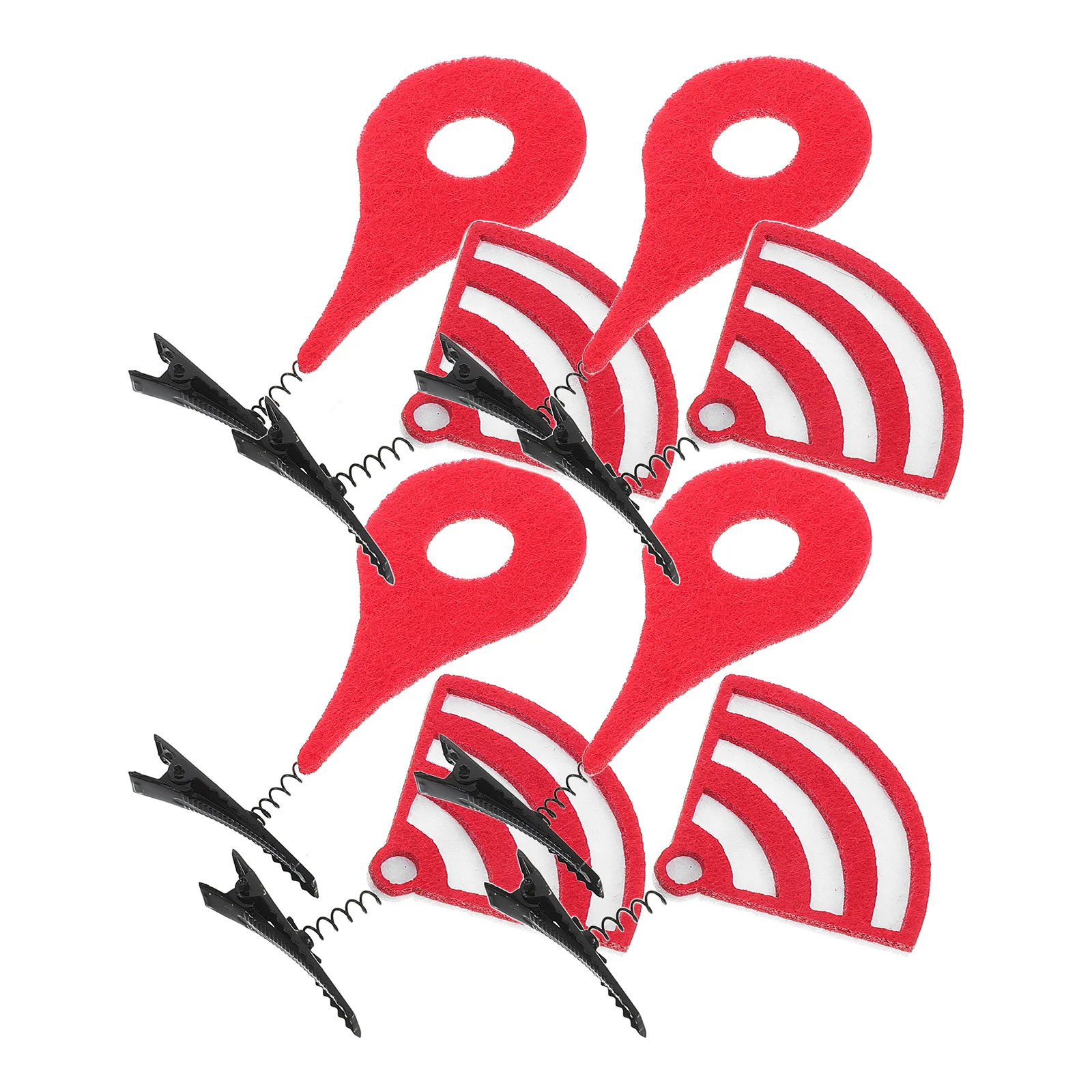 

8Pcs Creative Fun Girls Hair Clips Hair Accessories Cute Hairpin Props Party Decorative Clip Baby Girl Hairpins for Party