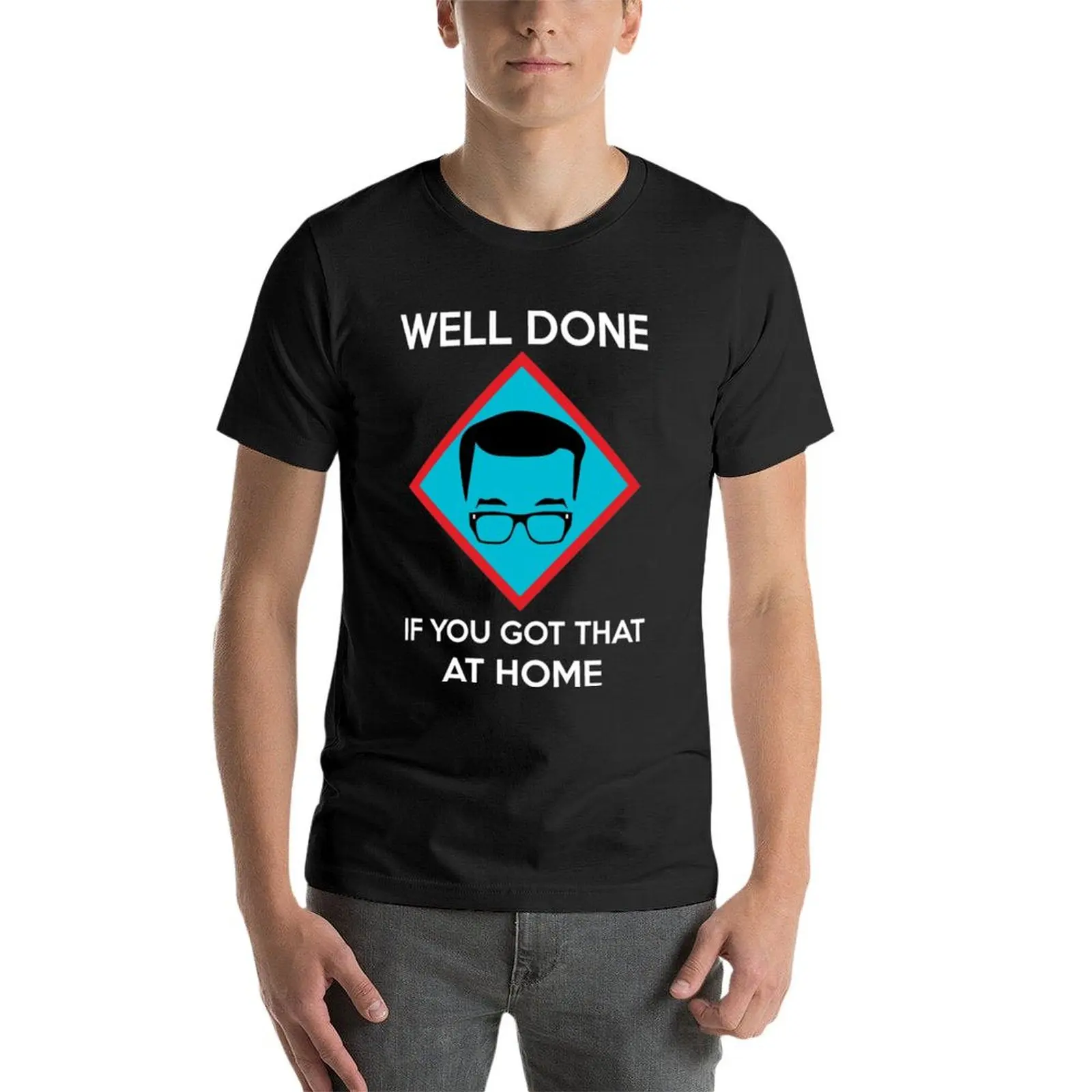 T-shirt «Bien fait» de Richard Osman pour hommes, imprimé animal mignon pour garçons, vêtements vintage unis