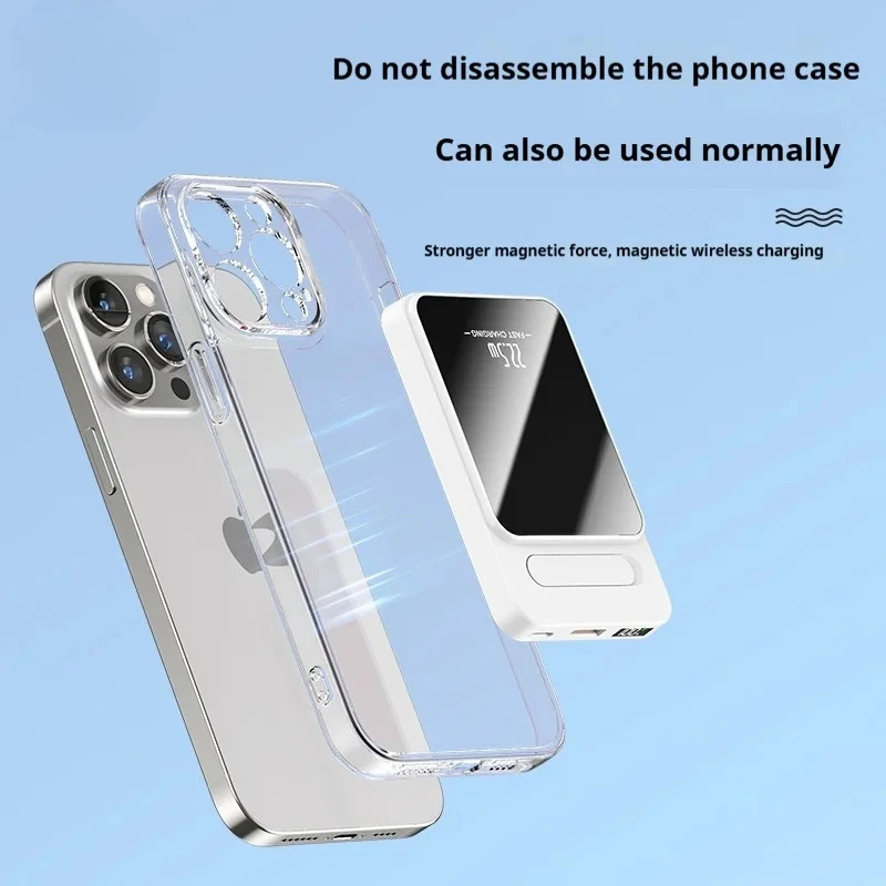 Xiaomi Magnetyczny Bezprzewodowy Power Bank PD 22.5W Przenośna Szybka Ładowarka Zewnętrzna Bateria 30000mAh do iPhone Samsung