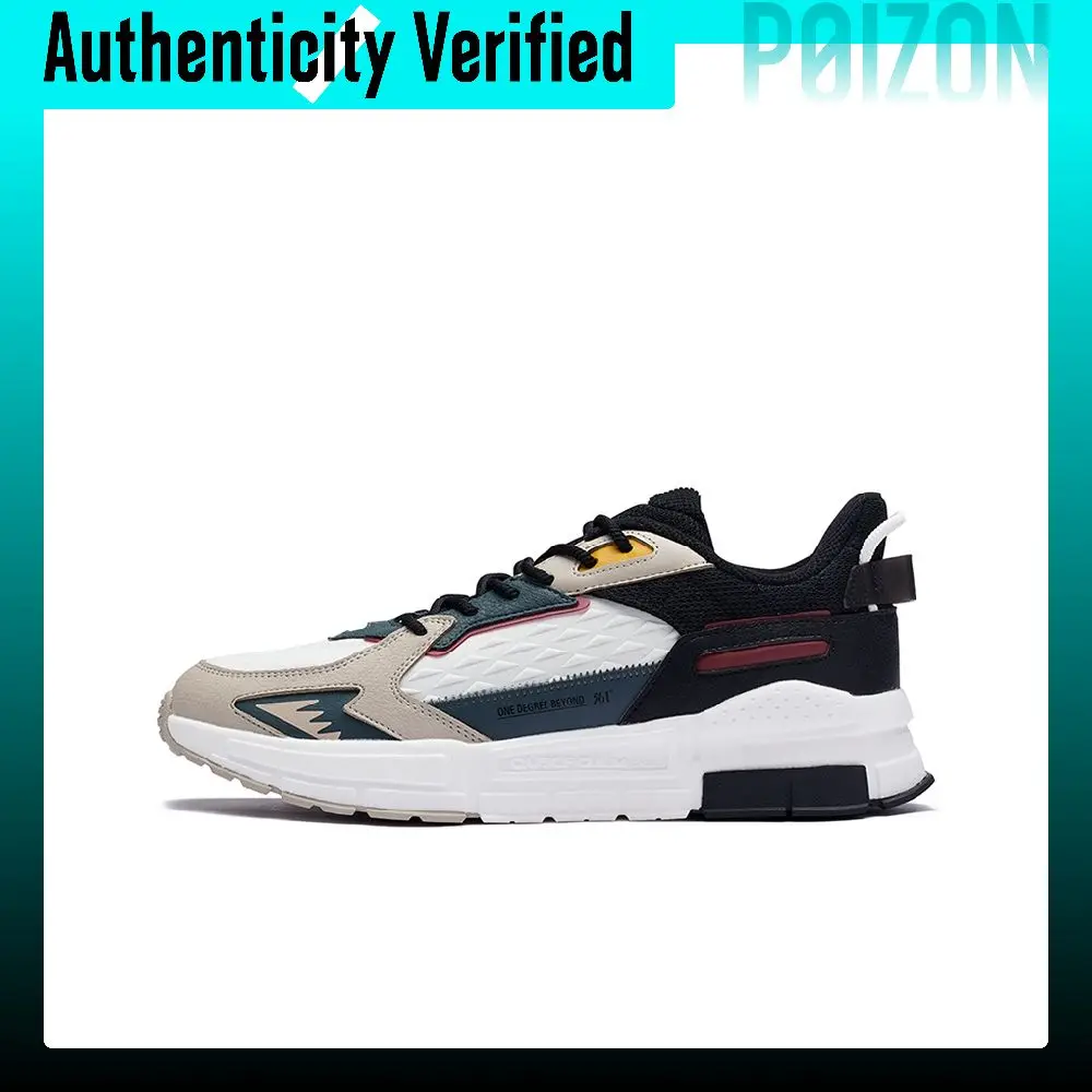 361° Slip Resistant Abrasion Resistant Low top Sports Casual Shoes White Gray Black 572246710