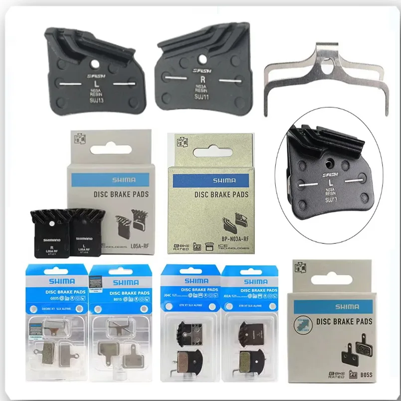 SHIMA MTB N03A/J04C/J02A/J05A/L05A/B05S/B01S Bicycle Disc Brake Pads For Shimano M7120/M8120/M9120 XTR XT Brake Pad Replacement