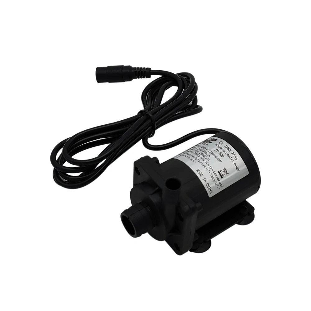 

JT-800A DC 12V 24V Micro Solar Water Heating Bed Medical Water Pump Max 1100L/H