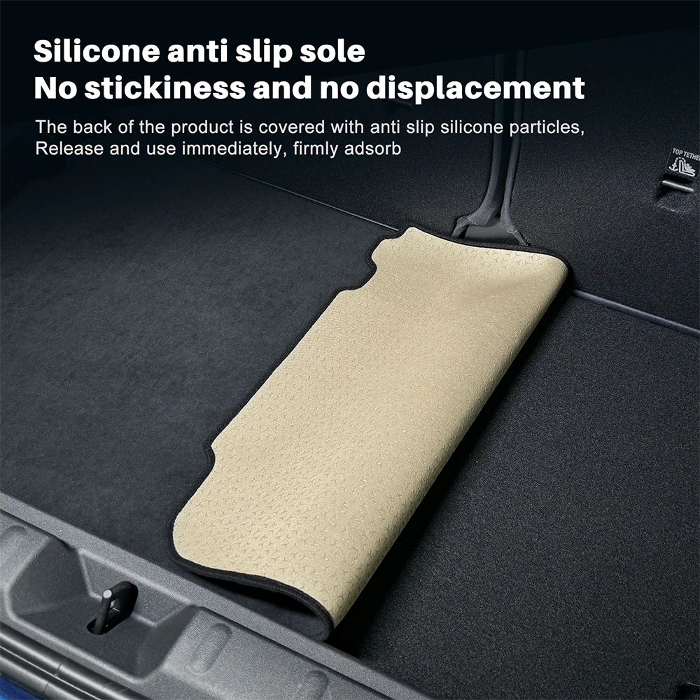 Suede Rear Trunk Pad for Mini Cooper S F65 F66 2024 2025 Accessories Anti-dirty Cargo Liner Mat Cover Decoration Flannel