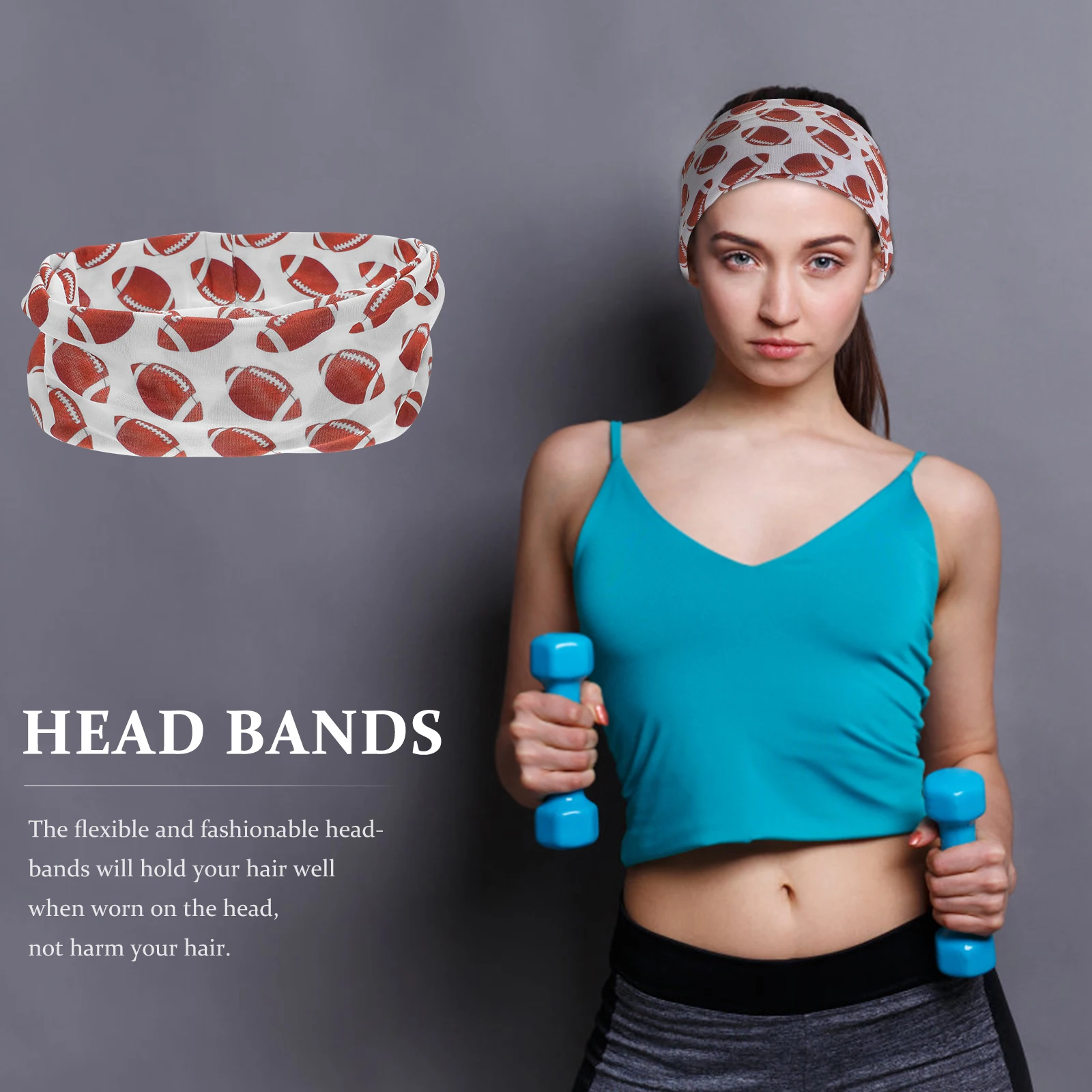 

Softball Hair Accessory Sweat-absorbent Headband Wide High Elasticity Sports Accessories Miss