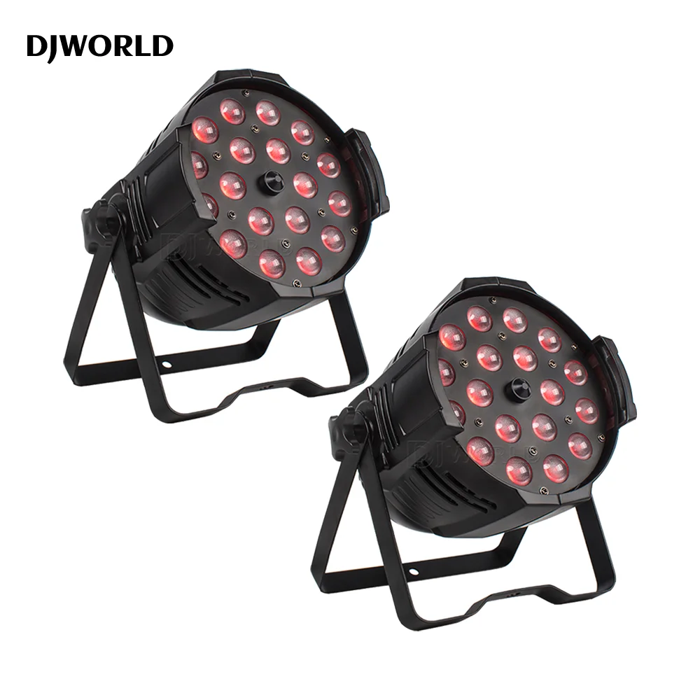 

2pcs 18x18W RGBWA+UV LED Zoom Par 6in1 DMX512 Stage Effect Light Professional Disco DJ Club Performances Outdoor Party Lighting