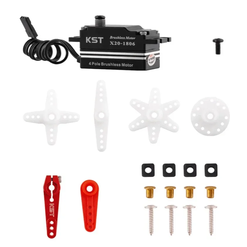 KST X20-1806 18KG Brushless Low-profile Servo For 1:10 Scale On-road Touring Drift Cars Buggies Aerobatic Airplanes Jets