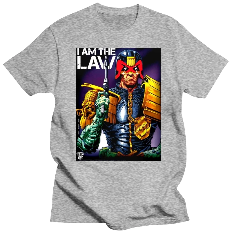 JUDGE DREDD - I Am The Law (2000AD) T-shirt - NEW - SMALL ONLY