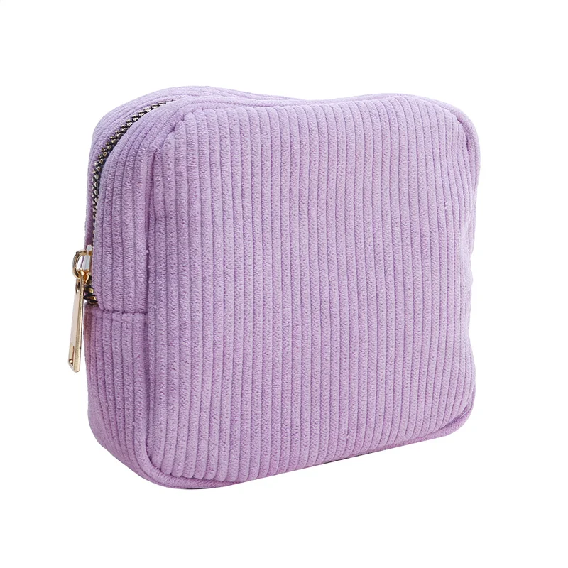 Small Bags Multifunctional Portable Corduroy Makeup Storage Bag Zero Wallet Sanitary Napkin Storage Small Bags