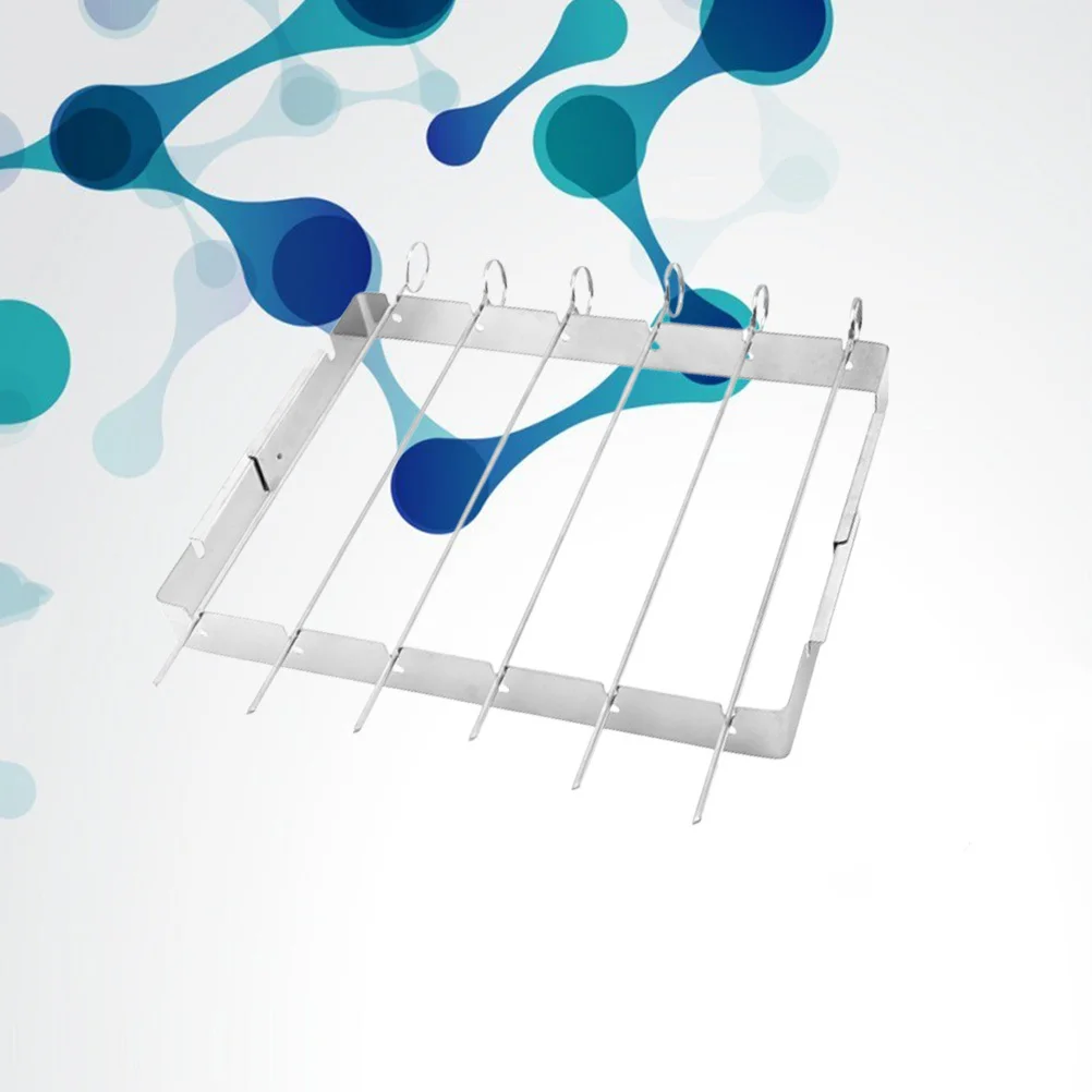 

Stainless Steel Portable Bbq Grill Outdoor Simple Design Rust-Proof Warp-Proof Grill for Camping Barbecue Accessories with 6