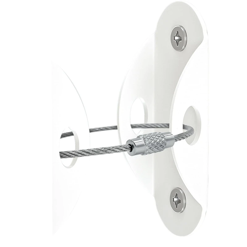 Bebek Korumalı Mobilya Dübelleri 400 LBS'ye Dayanıklı Uç Önleyici Mobilya Dübelleri, Beyaz (6 Paket)