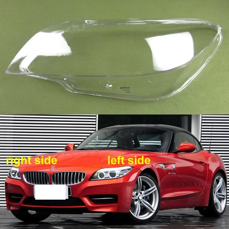 

For BMW Z4 E89 E85 2009-2013 Car Accessories Headlamp Transparent Lampshade Lamp Shell Headlight Lens Cover Plexiglass