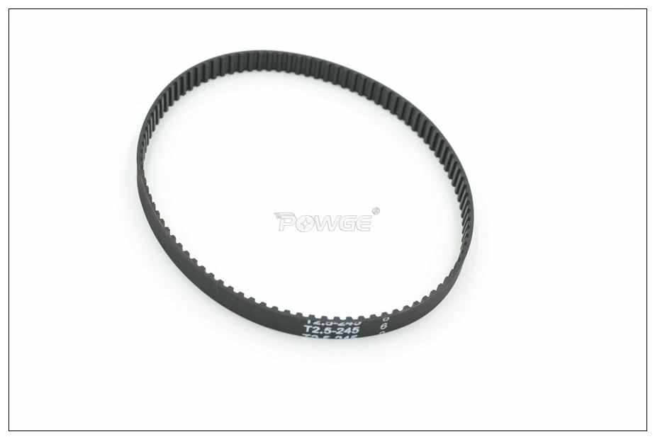POWGE 230 T2.5 Timing Belt Width 6mm Perimeter 230 232.5 245mm Teeth 92 93 98 T2.5 Closed-Loop Rubber Belt T2.5 Pulley 10pcs image 3